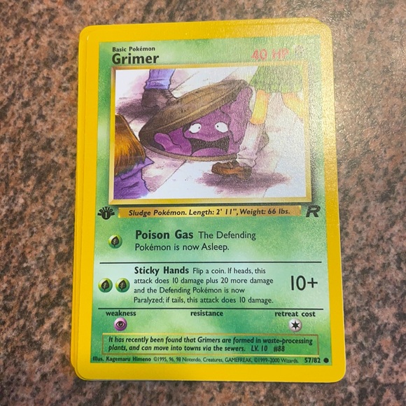 Pokemon | Toys | Grimer First Edition | Poshmark